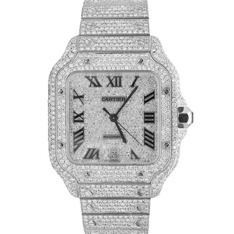 bussdown cartier|cartier iced out watch.